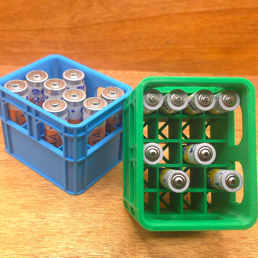 Kleine Getränkekisten für Akkus oder Batterien | AAA, AA