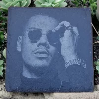 Schiefer-Untersetzer (personalisierbar)